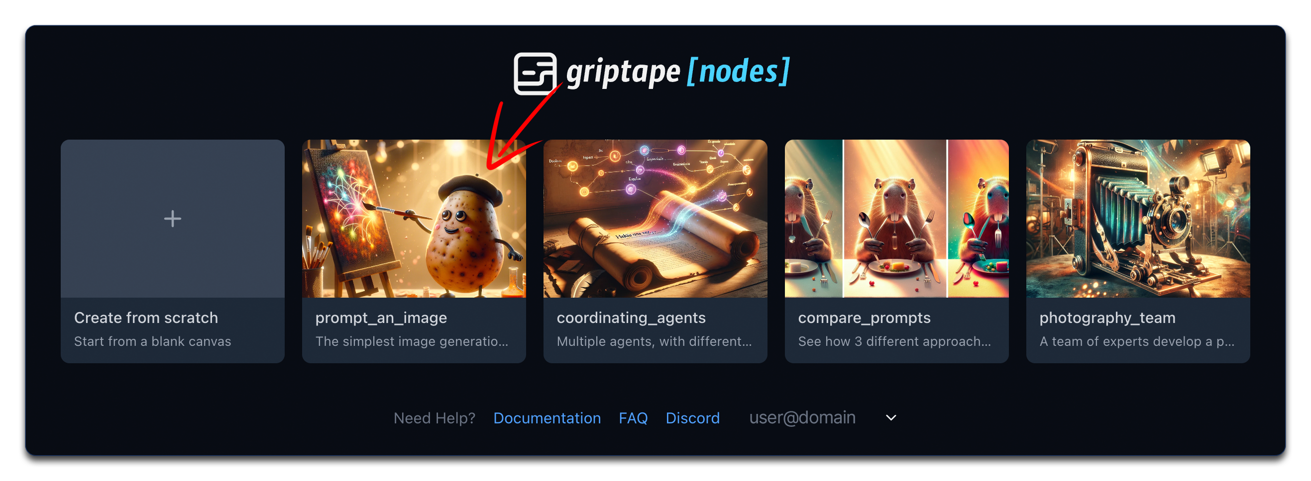Prompt an Image example
