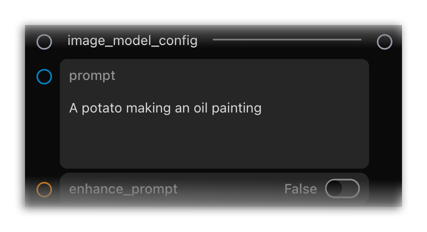 Text prompt field